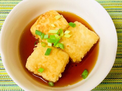 サクふわ美味しい！揚げ出し豆腐